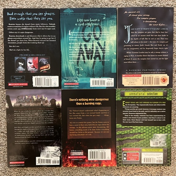 14 Scholastic children’s books. Age 8-12 Right in time for spooky season! - Picture 3 of 7
